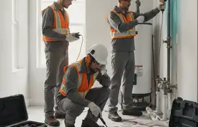Omaha, NE plumber inspecting a home for hidden leak detection and water damage