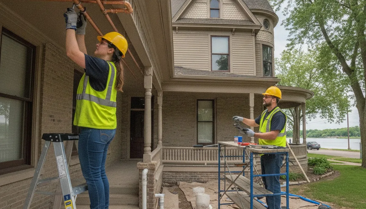 Omaha, NE residential plumbing repair service team for leaks, clogs, and pipe repairs