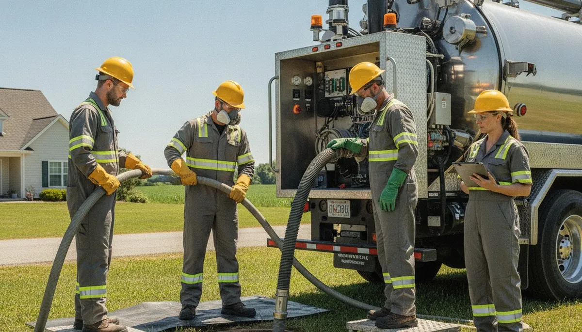 Omaha, NE septic tank cleaning for residential plumbing repair service