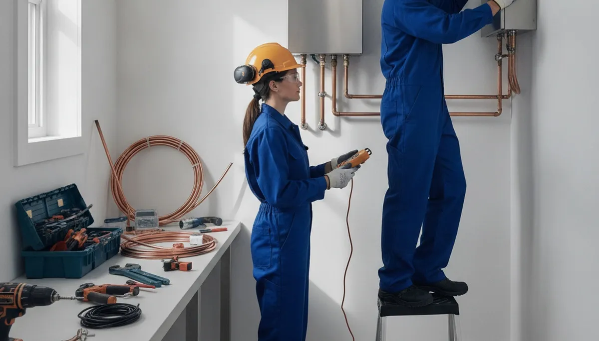 Tankless water heater service for Omaha, NE homes by On Call Plumbers